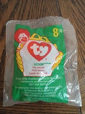 1998 McDonald's TY Teenie Beanie Baby #8 Scoop The Pelican Factory Sealed