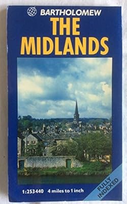 Midlands Map (Touring road map), Various / Anon, Used; Very Good Book