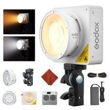Godox ML100Bi 120W LED Video Light-Bi Color 2800K-6500K 33200Lux 1m, COB...