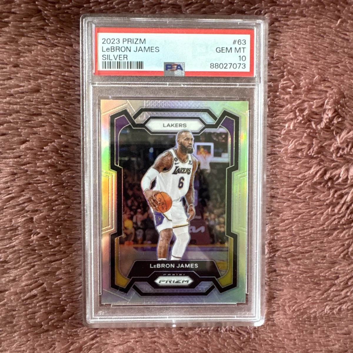 Panini LeBron James 10 Graded Basketball Sports Trading Cards
