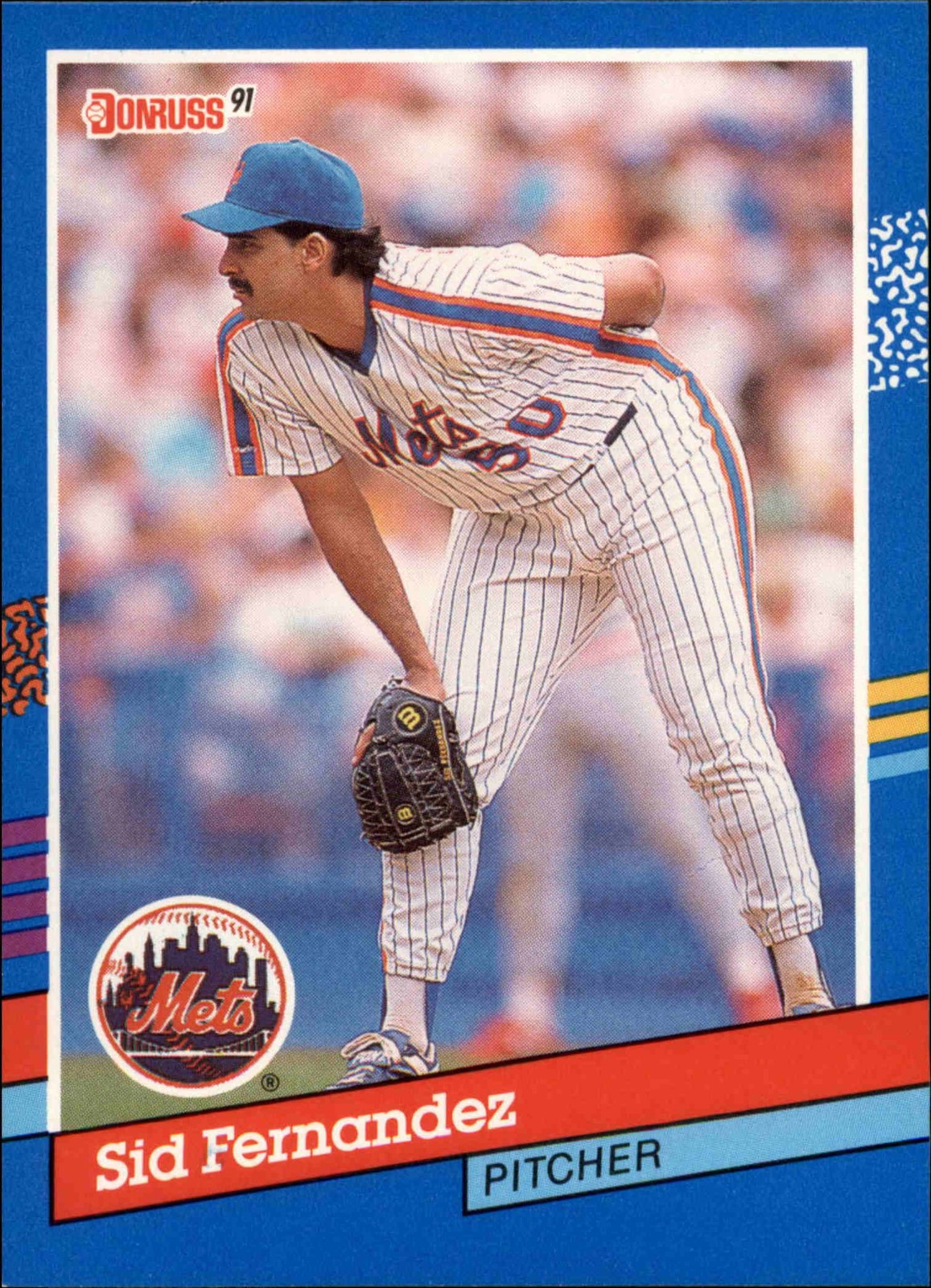 Sid Fernandez 97 base 1991 Donruss NM