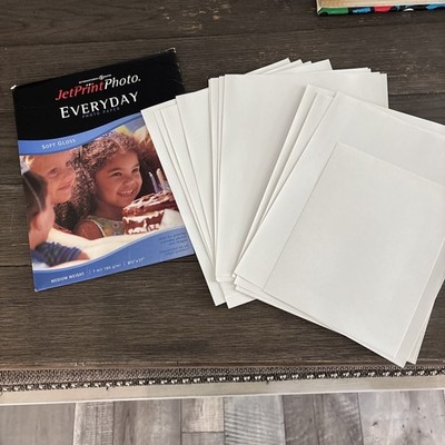 Jet PRINT PHOTO Professional Paper Soft Gloss. Medium Weight. Open Box- 13 Sheet