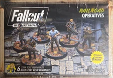 Fallout Wasteland Warfare: Railroad Operatives Miniatures