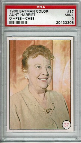 1966 OPC Batman Bat Laffs #37 Aunt Harriet — PSA 9