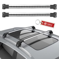 Silber Alu RelingträGer DachträGer FüR Audi A4 B9 Allroad Ab 16 - Turtle