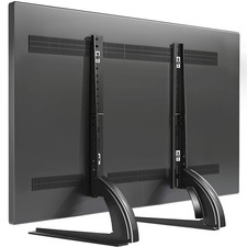Universal Table Top TV Stand Mount for 27 65 Inch TVs, Height Adjustable Base
