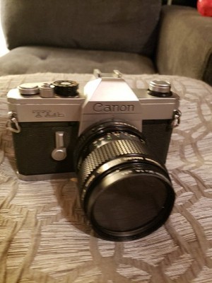 Canon FTb QL 35mm Film Camera w/ 52mm Canon Lens TESTED&WORKING