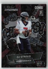 Wild Card CJ Stroud Comix Rookie Football Trading Card RC Serial #5/12 Holo