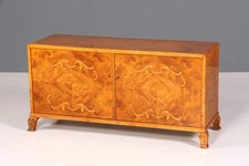Wunderschönes Original Art Deco Sideboard Antik Schrank Birke TV Kommode um 1930