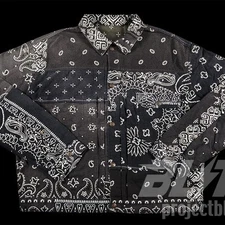 Kapital Flannel Reversible Bandana 1st Jacket Black Size 5