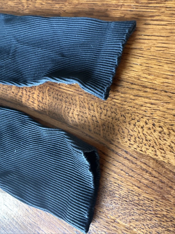 Leggings ajustados pantalones de yoga esculpidos compresión para mujer X-pequeños acanalados negros Foto 2 de 4