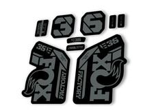 FOX 36 E-Bike Fork Decal Sticker Set 2021 Factory MTB Suspension Graphics   Gray