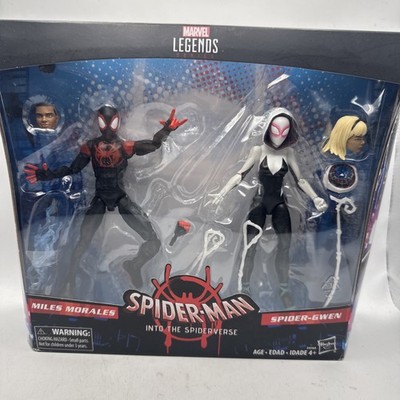 Marvel Legends Spider-Verse Miles Morales Spider-Gwen 2 Pack