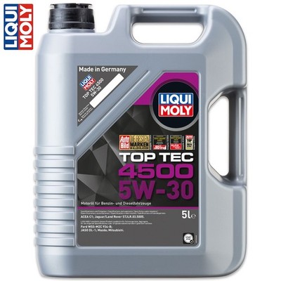LIQUI MOLY 3729 Top Tec 4500 5W-30 Leichtlauf synthetisch Auto Motoröl 5L