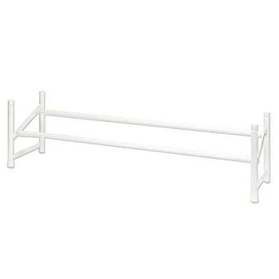 ClosetMaid 8111 Stack & Expand Shoe Rack White Adjustable Storage Organizer