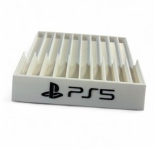 PlayStation Game Case Holder Rack   Standard  Compact   Holds 10 PS4/PS5 Cases