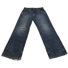 Wrangler Jeans Boys Size 14 Husky Blue Medium Wash Denim 100 Cotton Casual