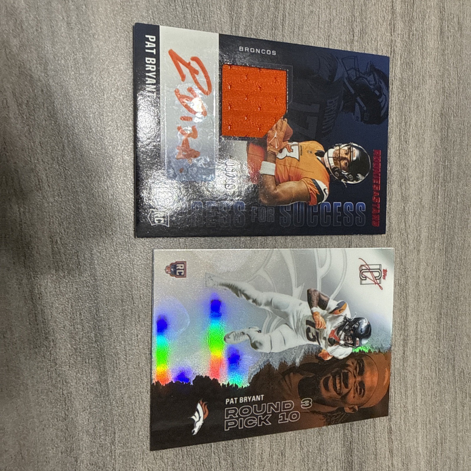 Pat Bryant Autograph Numbered Card And 4 Cards