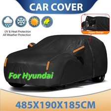 For Hyundai Waterproof Full Car Suv Cover W Zipper Design Rain Snow Uv Resistant