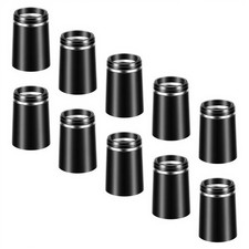 Xthrotsenk 10Pcs Golf Club Ferrules .370 Black Golfing Iron .370,
