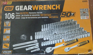 1/4 in. and 3/8 in. Drive 6-Point Standard and Deep SAE/Metric 90-Tooth Ratchet
