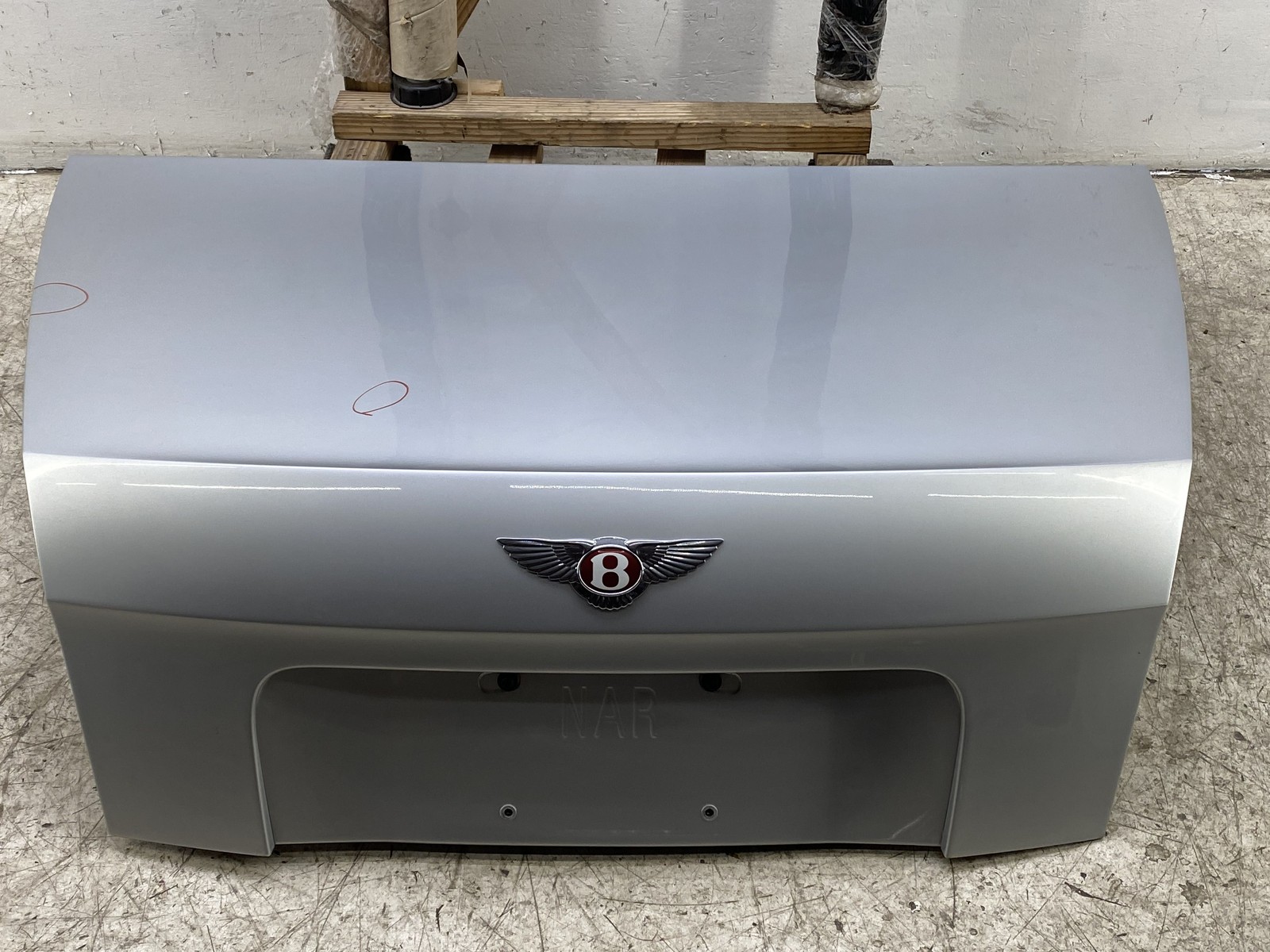 2014-2019 BENTLEY FLYING SPUR OEM REAR TRUNK LIFTGATE LID SILVER FROST METALLIC