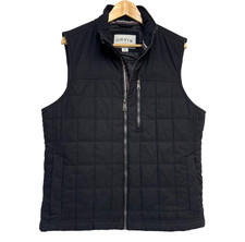 Orvis Men's M Quilted Vest Insulated Full Zip Lightweight Pockets Black 1174138