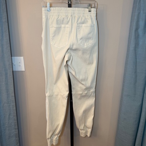 Spanx Stretch Twill Jogger Cream Ivory Size Medium - Picture 5 of 12