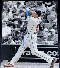 Freddie Freeman Signed 11x14 Photo Atlanta Braves Dodgers MVP BAS Certified Auto