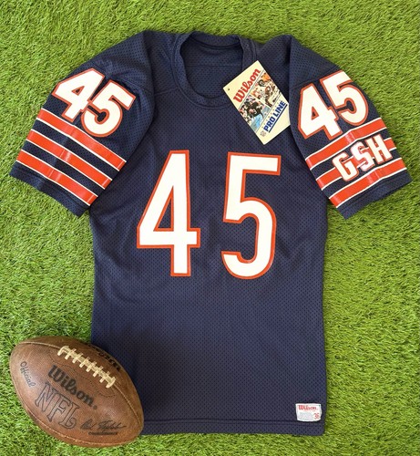 Gary Fencik Chicago Bears 1984-1985 Authentic Wilson Vintage NFL Footb