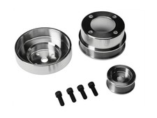 Underdrive Pulleys Kit Polished Aluminum Fit For 1986-1993 Mustang 5.0l Underdrive Pulleys Kit Polished Aluminum Fit For 1986-1993 Mustang 5.0l