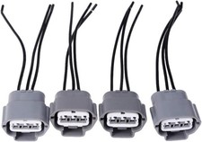 Ignition Coil Connector Plug Wiring Harness Pigtail Replacement 4-Pack 