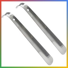 Shoe Horn Metal Stainless Steel 12 Inch Long Handle Boot Helper Durable Aid