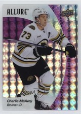 2023-24 Upper Deck Allure Charlie McAvoy #55 Purple Diamond 08/10 