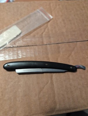 Vintage Harro Sons Straight Razor with Black Handle