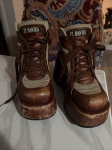 El Dentas Vintage Platforms Size 8 Unisex 