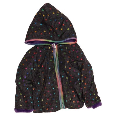Penelope Mack, Winterjacke, Mädchen, Größe: 92, Grau/Mehrfarbig, Polyester #Qr4