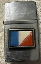 1 ad Jeep car flag logo Nimrod Commander pipe flag Lighter USA Pat 2432265 vtg