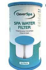 2 CleverSpa Hot Tub Filter Cartridges *NEW/SEALED* Genuine Clever Spa