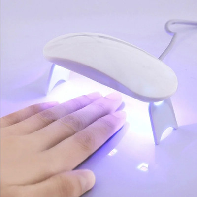 Mini USB 6W Nagel Trocknen Lampe Maschine Tragbare 3 LED UV Maniküre Lampe Nägel