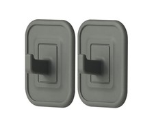 Silicone Simple Multipurpose Adhesive Shower Hook Reusable Hanger Bathroom Door