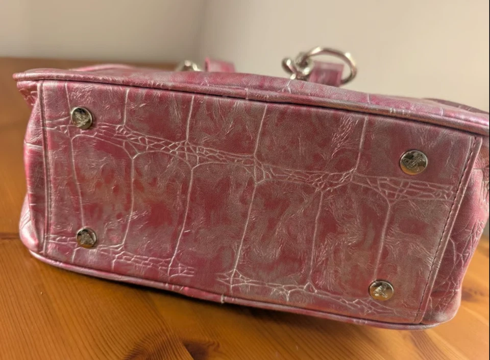 Vivienne Westwood Archive Chain Pink Orb Bag, great condition - Image 2 of 3