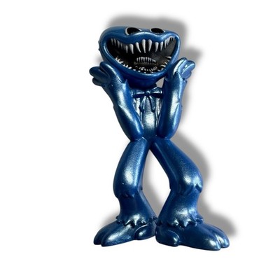 HUGGY WUGGY METALLIC BLUE FIGURE. 2022 ENCHANTED MOB, POPPY PLAYTIME/ PHATMOJO