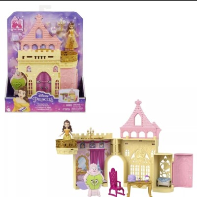 Disney Princess Storytime Stackers Belle's Castle Playset Portable Handle