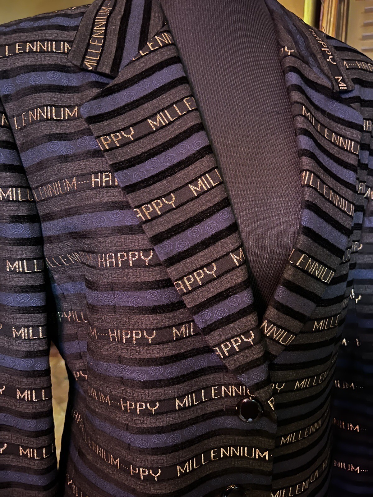 Happy Millenium Structured Jacket blues/Grays/Gol… - image 2