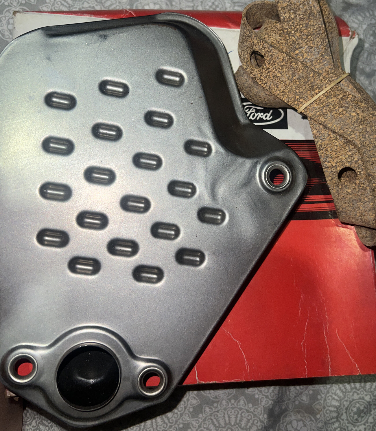 NOS 19811988 Ford Escort Automatic Transmission Oil Pan Screen E1FZ