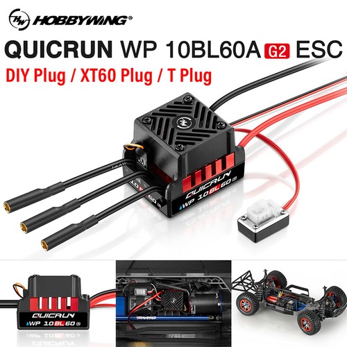 Hobbywing QUICRUN-WP-10BL60 Waterproof 60A Sensorless Brushless ESC For 1/10 Car - Bild 2 von 25