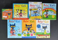 Lot of 14 Pete the Cat Picture Books and Games by James Dean School Shoes K2