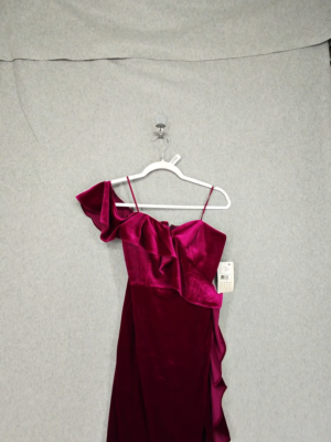 pink off the shoulder velvet dress Stretch Velvet Off the Shoulder Dusty Pink Boho Beach Short Sleeved Ruffle Dress