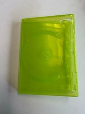 10 ORIGINAL GREEN XBOX360 14MM DVD GAME CASES w OUTER SLEEVE XBOX360
